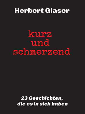 cover image of kurz und schmerzend
